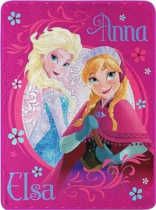 Disney Frozen, Loving Sisters" Micro Raschel Throw Blanket, 46" x 60", Multi Color, 1 Count