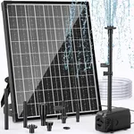 POPOSOAP Solar Pond Pump, 30W Solar