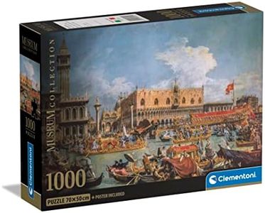 Clementoni 39792 Italy Museum Collection Canaletto, The Return of The Bucentaur at The Molo on Ascension Day 1000 Pieces, Jigsaw Puzzle, Multi-Coloured