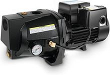 Acquaer 1/2HP Shallow Well Jet Pump,Cast Iron, Well Depth Up to 25ft, 115V/230V Dual Voltage, Automatic Pressure Switch