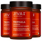 Jiva Triphala Churna | With the Goodness of Haritaki, Vibhitaki & Amalaki | Helps Relieve Constipation | Quick Acidity & Gas Relief - 100g (Pack of 3)