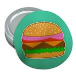 Simple Summer Hamburger Round Rubber Non-Slip Jar Gripper Lid Opener