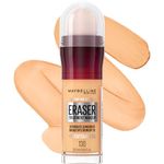 Maybelline New York Instant Age Rewind Eraser Treatment Makeup, Micro-Correcting Foundation Covers Dark Circles, Fine Lines and Age Spots, Buff Beige 130, 20 mL