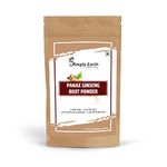 Simply Earth Panax Ginseng Powder, Korean Red Ginseng, for Immunity, Cognitive Support, Muscle Strength & Energy - 100 GM