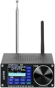 GLCSYJF ATS25pro+ Portable Radio AM FM, Touch Screen Shortwave Radio Receiver, Small VHF Radio FM SW SSB MW LW AIR SDR Aviation Band for Home, Indoor, Outdoor, Travel, Camping, Climbing