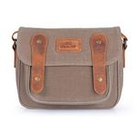 MegaGear Sequoia Canvas Bag Compatible with Canon, Nikon, Sony SLR/DSLR Mirrorless Cameras, Mink/Camel, (MG1974)