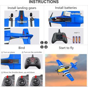 HAWK'S WORK P-51D RC Plane – Remote Control WWII Fighter Model