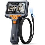 Inspection Camera, Dual Lens Inspection Camera with Light, NTS430 Teslong Borescope, IP67 Waterproof Flexible Cable Sewer Camera, 1080P HD Borescope Inspection Camera with 7 LED Lights(3.3FT)