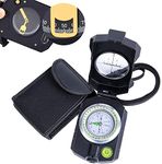 Compass, Sportneer Military Compass Hiking Lensatic Sighting Compass with Clinometer, Distance Calculator and Carry Bag Magnetic Compass Boy Scout Compasses for Navigation Camping Hunting Survival