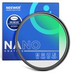 NEEWER 72mm Ultra Low Reflectivity UV Lens Filter, UV Protection Filter with Multi Resistant Coating, HD High Transmittance Optical Glass, Ultra Slim Aluminum Frame, Water/Scratch/Oil Resistant