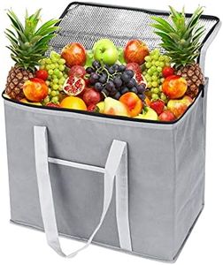 Soft Cool Bag, Cooler Bag Box, 30L Thermal Food Delivery Bag, Large Cool Box, Insulated Picnic Lunch Bag, Foldable Grocery Shopping Bags, Cooling Bag for Camping BBQ Shopping Fishing Travel Outdoors