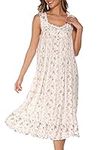 AVIIER Cotton Nightgowns for Women 