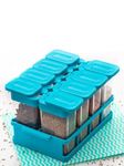 IMPERIAL 8 Pcs Sets Airtight Masala Box For Kitchen Masala Container For Kitchen Spice Jars Multi Storage Container For Kitchen Easy Flow Spice Storage Container With Tray Spice Jars - Plastic, blue