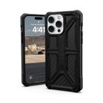 UAG Designed for iPhone 14 Pro Max Case Carbon Fiber 6.7" Monarch Rugged Premium Protective Cover Lightweight Slim Shockproof Dropproof Compatible with Wireless Charging by URBAN ARMOR GEAR