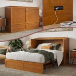 AFI Hamilton Queen Murphy Bed Chest