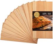 Langxinese 12 PK, Cedar Planks for Grilling Salmon,11"x 5.5" Better Smoking, Add Best Smoky Flavor to Salmon, Veggies, Restaurant Quantity