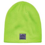 Ergodyne 6812 N-Ferno Ribbed Knit Beanie, Lime