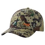 BASSDASH Desolve Camo Fishing Hunting Hat Unisex Adjustable Baseball Cap, Wing, One Size