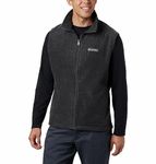 Columbia mens Steens Mountain Vest Shirts, Charcoal Heather, Large US