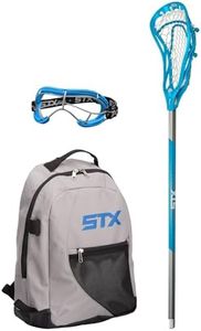 STX Lacrosse Girl's Exult 200 Starter Pack, Electric Blue