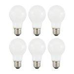 Sylvania LED TruWave Natural Series A19 Light Bulb, 60W Equivalent, Efficient 8W, Medium Base, Dimmable Frosted 5000K Daylight, 6 Pack