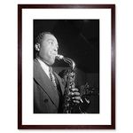 Music Vintage Photo Charlie Parker Jazz Music Sax Legend Framed Art Print