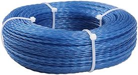 NUOOO Trimmer Line for Grass Strimmer, Trimmer Wire Twist Strimmers String 2MM Replace Weed Cutter Cord Trimmer Lines Weed Eater Strings Wires Cords (2.0mmx50M)