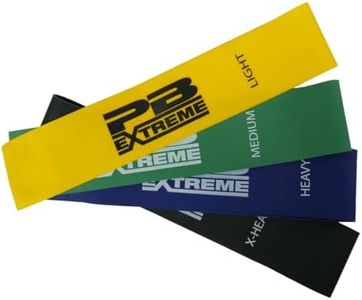 PERFORM BETTER! Extreme Mini Band Resistance Loop Exercise Bands Set of 4-12" by 2"