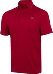 Three Sixty Six Golf Shirts for Men - Dry Fit Short-Sleeve Polo, Athletic Casual Collared T-Shirt