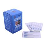 Ella Health & Beauty Sterile Acupuncture Needles For Single Use Transparent (0.25X25) 100pcs