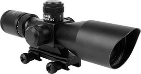 Aim Sports 3-9X40 Dual Ill Scope with Cut Sunshade/P4 Reticle