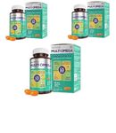 JUBILANT Nutrihance Multiomega 100% Vegan Omega Softgel | Omega 3-5-6-7-9 Vitamin D3 (3 X 60 Capsules)