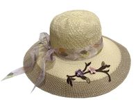 INFISPACE Women's Wide Brim Fedora/Tribly Beach Hat (Bronze)