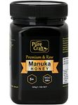 Pure Craft Manuka Honey, MGO 100+ and Kosher Certified | Pure Raw Organic Honey | BPA Free Jar from New Zealand, 500 Gram