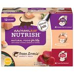 Rachael Ray Nutrish Grain Free Natural Wet Cat Food, Ocean Lovers Variety Pack, 2.8 Ounce Cup (12 Count)