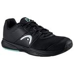 HEAD Revolt Court Mens Tennis Shoes, Black/Teal, 8 UK