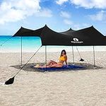 Red Suricata Family Beach Sunshade 