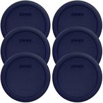 Pyrex Blue 4 Cup Round Plastic Cove