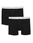 Calvin Klein Men's Boxer Brief 2 Pack, Black, L