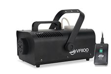 ADJ VF1100 Mobile DMX Fluid Fog Machine - 13.75" L x 10" W x 9.5" H - LED & Fog Effect - Electronic Thermo Sensing Technology - High-Efficiency Heater - Low Fluid Sensor - DJ Equipment