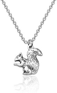 SEIRAA Squirrel Animal Lover Gift Cute Squirrel Pendant Necklace for Women Girls Best Friend (Squirrel Necklace)