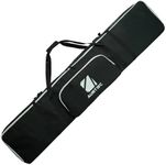 AUMTISC Snowboard Bag for Air Travel, Padded Snowboard Bags, Single Snowboard Bag Case with Storage Pocket, Water Resistant Snow Board Ski Bag, Long Snowboarding Bags with Shoulder Strap, Black 165cm