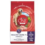 Purina ONE +Plus Dry Senior Dog Food, Healthy Aging 7+ with Chicken - 6 kg Bag