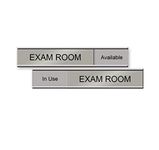 Exam Room Slider Nameplate and Sign, 6" x 1""Available/in Use" - Made in The USA!