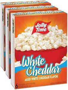 Jolly Time White Cheddar Cheese Microwave Popcorn, 2.9oz Sharing Bag, 6 Bags Per Carton (White Cheddar, 2.9 Ounce (Pack of 18))