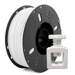 Voxelab ABS PRO 3D Printer Filament, 1.75mm ABS Pro Filament 1kg Spool-Dimensional Accuracy +/- 0.02mm,Fit FDM 3D Printer,White