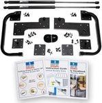 Full Murphy Bed Hardware Kit Vertical - Made in The USA - Murphy Bed Full Size Murphy Bed Kit - DIY Murphy Bed Kit Twin Wall Bed for Guestroom - Easy to Build Hidden Murphy Beds - Wall Murphey Bed