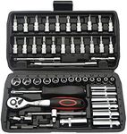 TILIBOTE Socket Wrench Set, 53PCS 1