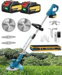 Flexi Madhav Electric Grass Cutter - Lawn Mower Machine - Heavy Duty Grass Cutter - High Power Grass Trimmer - Manual Options, Ideal for Home & Commercial Use (Pattern 2)