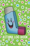 Asthma Log Book: Record and Monitor PEF Symptoms Triggers and Medication Treatment at Home - Cute Inhaler Green